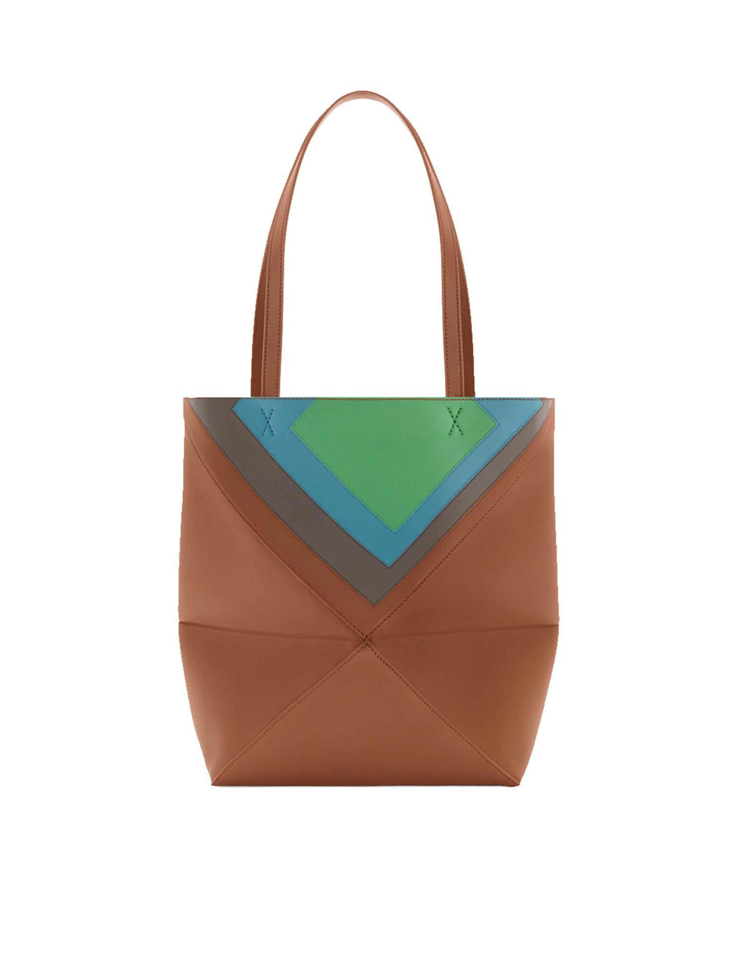 Borsa Puzzle Fold Tote media in nappa di vitello A779G50X96 143 LOEWE 