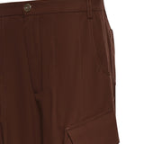 Pantaloni fluidi in cotone 106278 A2ERL78 PINKO 
