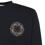 Felpa in cotone con stampa 'Outline Compass' L1S156100001 S0283V0020 STONE ISLAND 