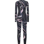 Jumpsuit in lycra con stampa Marmo 5UJI40 5U765002 PUCCI 