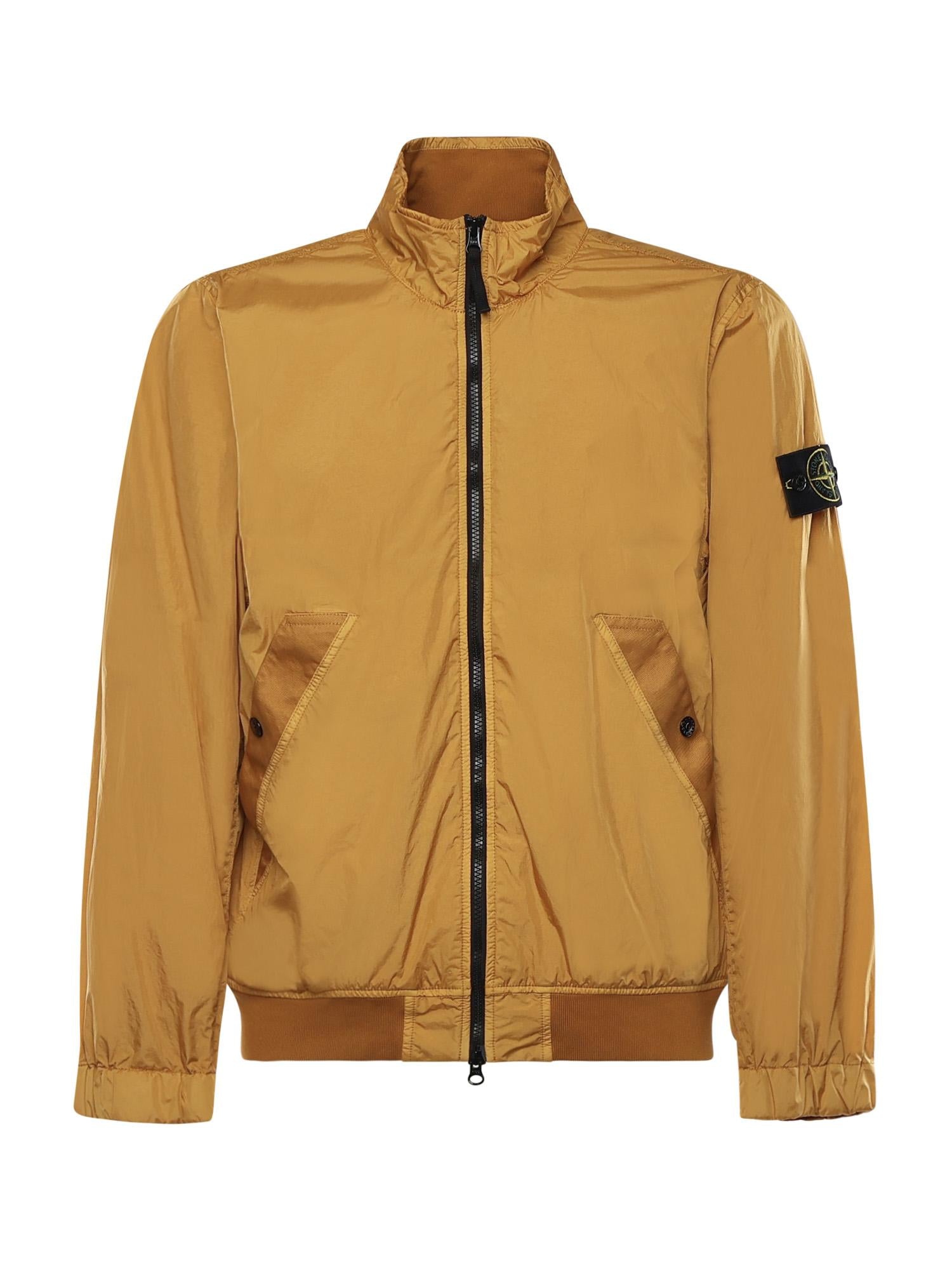 Giacca antigoccia in reps di nylon con logo L1S154100111 S0A23V0034 STONE ISLAND 