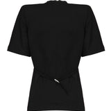 T-shirt con spalle imbottite 105217 A2M2Z99 PINKO 