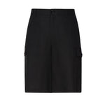 Bermuda cargo in lino con placca GV5TAT GH253N0000 DOLCE & GABBANA 
