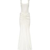 Abito lungo in cotone 80HAO970 J019839 VERSACE JEANS COUTURE 