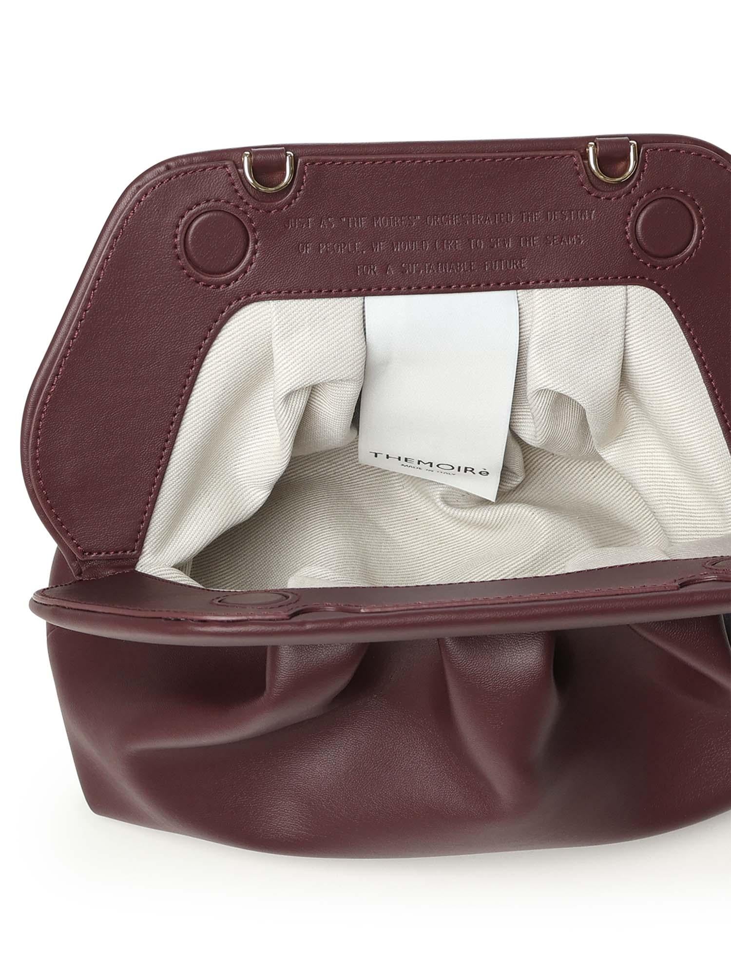Clutch Tia<BR/> TMFW25TN120 PRUNE THEMOIRè 