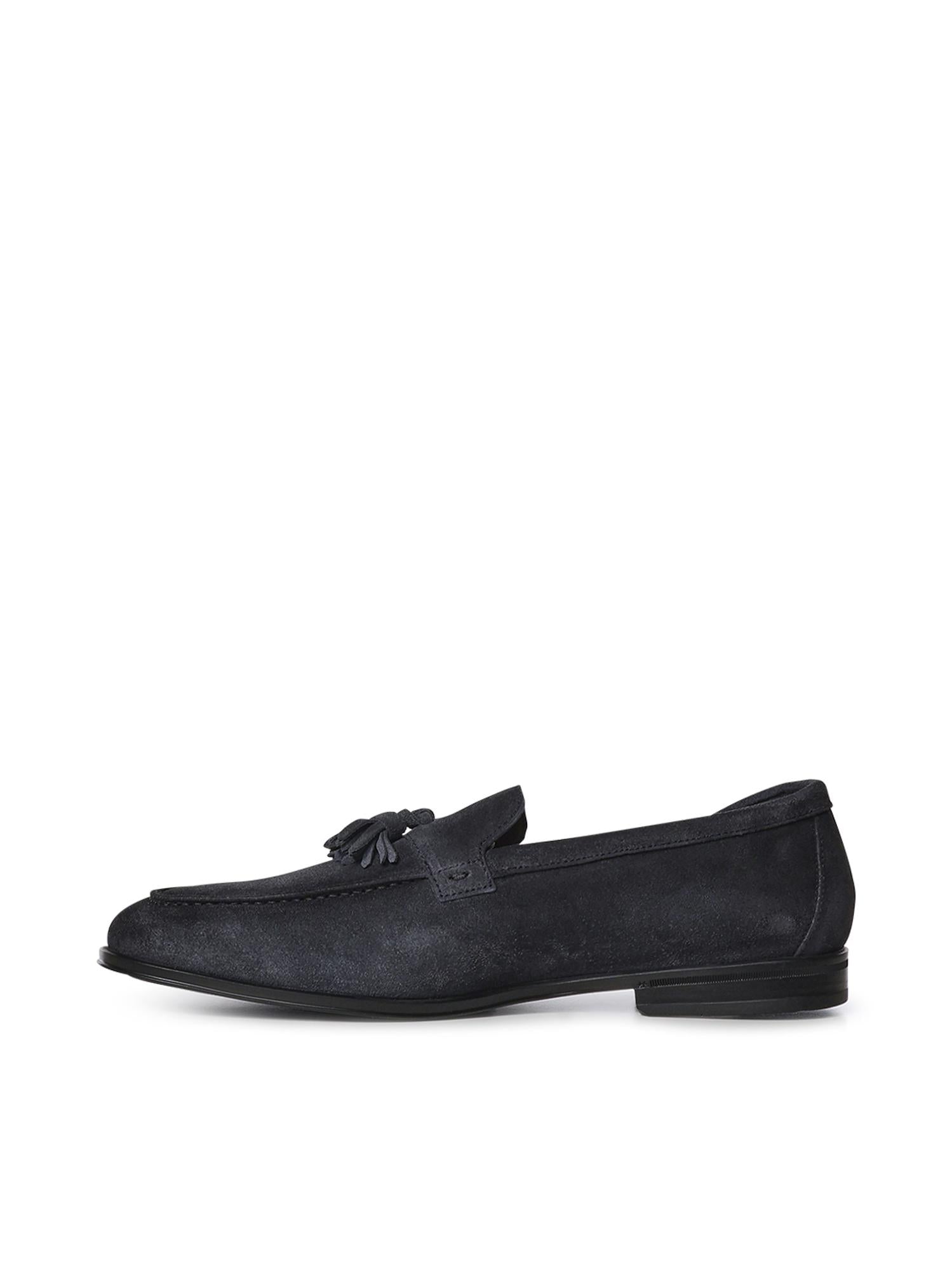 Mocassino con nappine in suede DU3383NOTTUY260 NB15 DOUCAL'S 