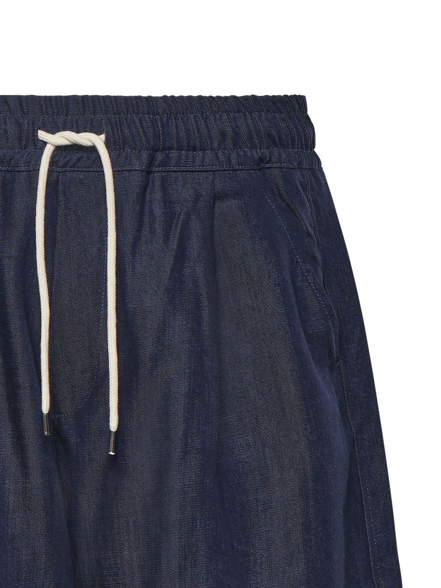 Short Casablanca in lyocell 026SH088DE BLU SCURO WOC 