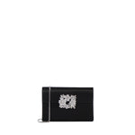 Pochette mini Efflorescence in raso RBWANVD0100RS0 B999 ROGER VIVIER 