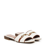 Sandali Esther Flat 73SC8VA01INT ESTHER FLATOFF WHITE/CUOIO V° 73 
