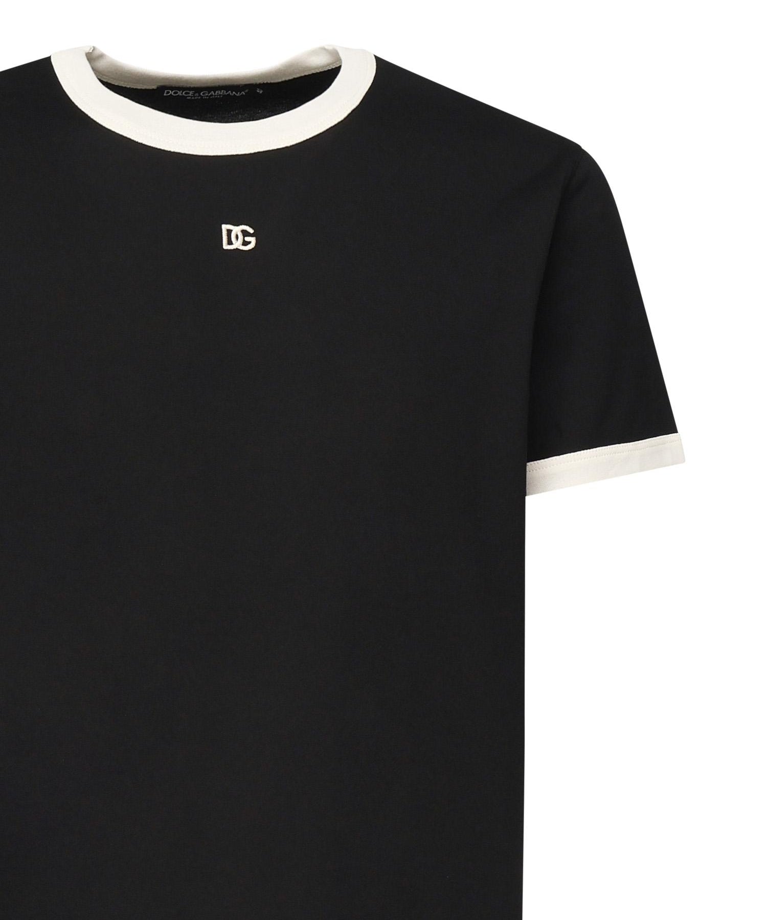 T-shirt in cotone con logo G8PV1Z G7PJ4N0000 DOLCE & GABBANA 