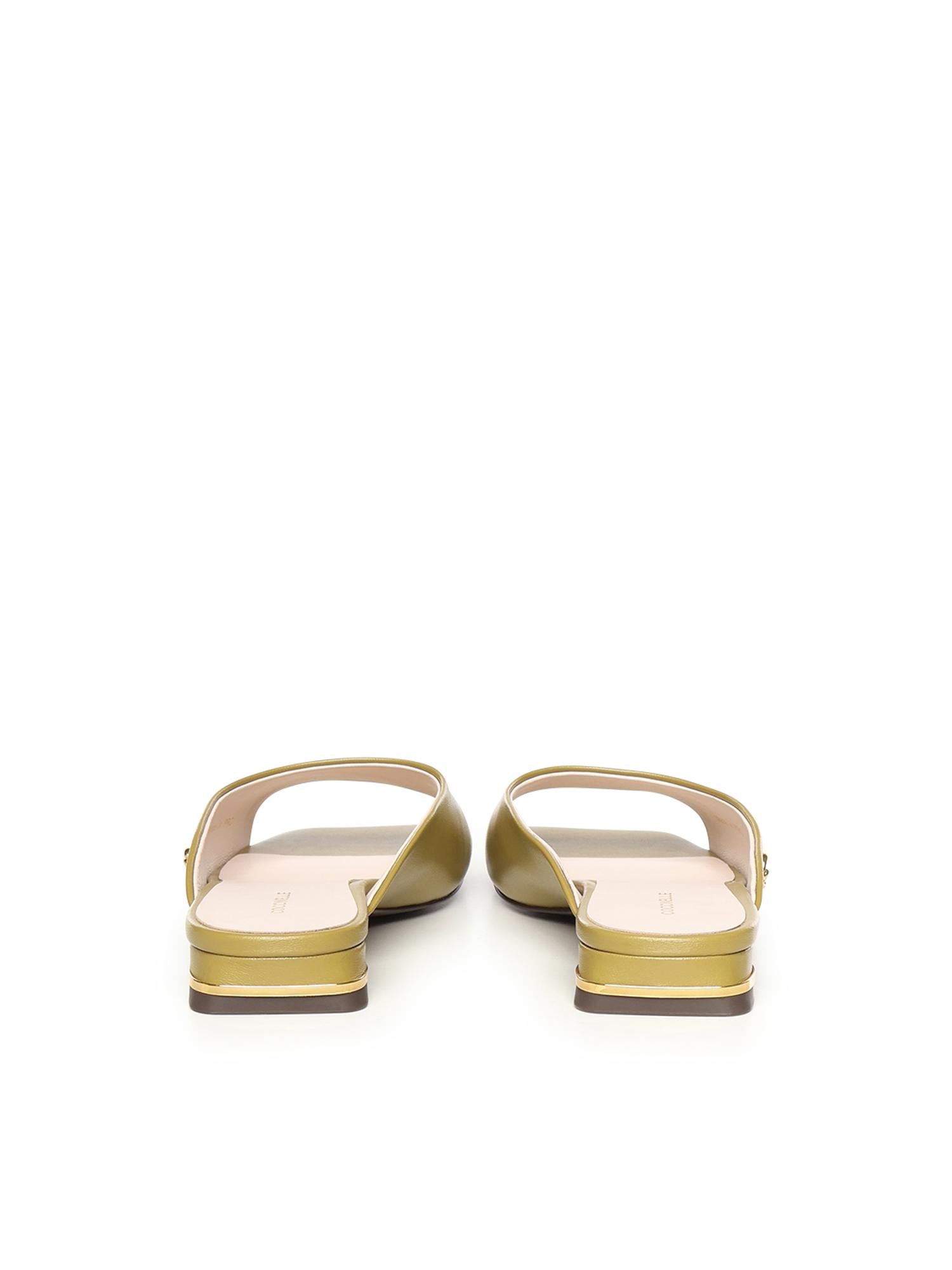 Sandali bassi in pelle E4U1L170201 G43 COCCINELLE 