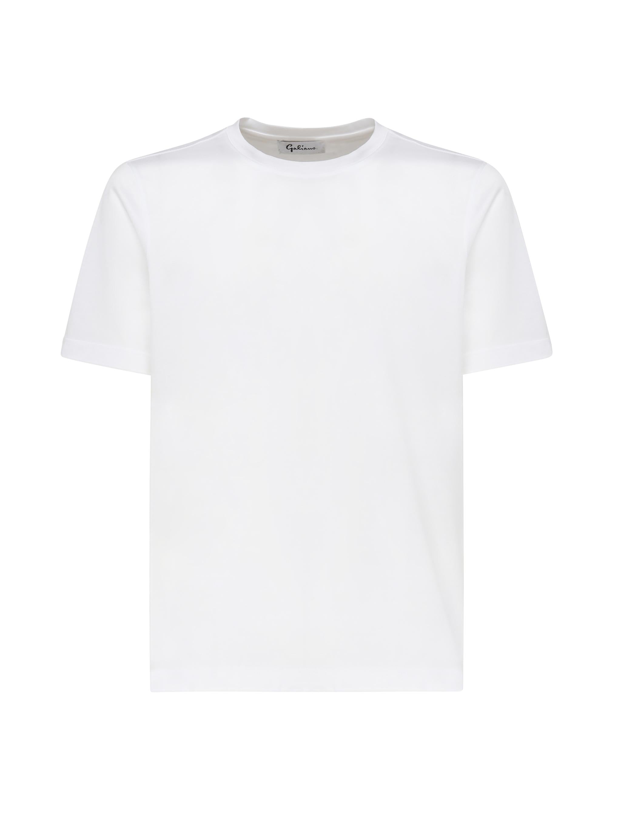 T-shirt in puro cotone 60133 74002001 GALIANO 