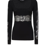 Pullover  in maglia di misto viscosa FXX19T JFMAXN0000 DOLCE & GABBANA 