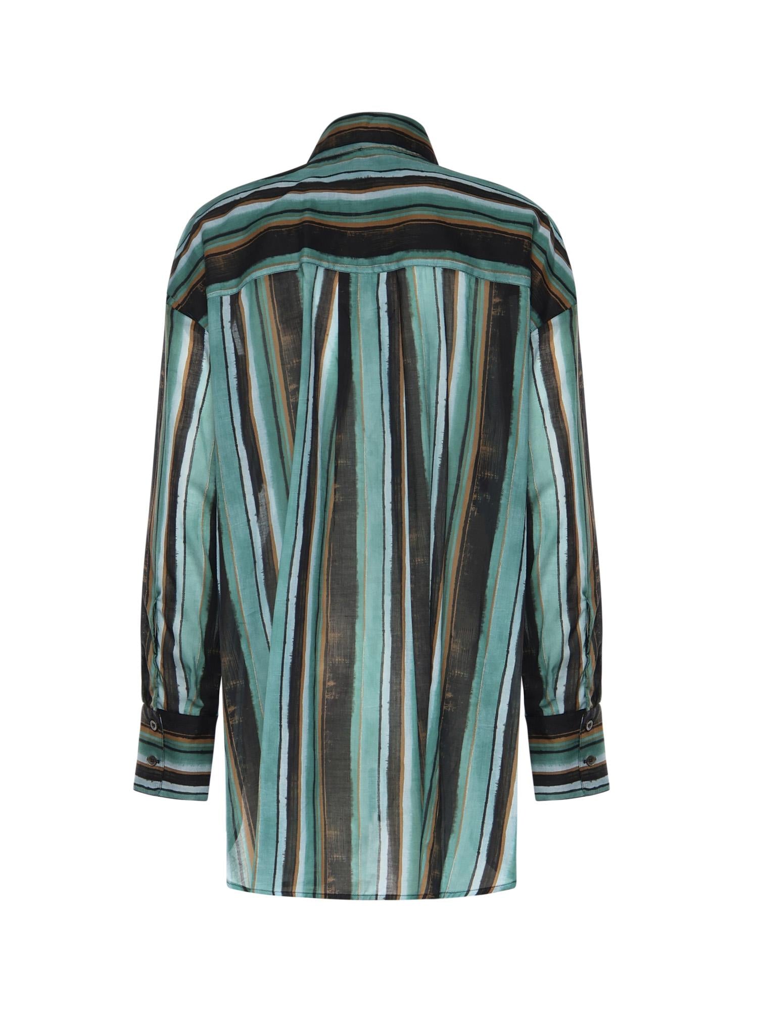 Camicia a righe in cotone 106990 A3CHSD3 PINKO 