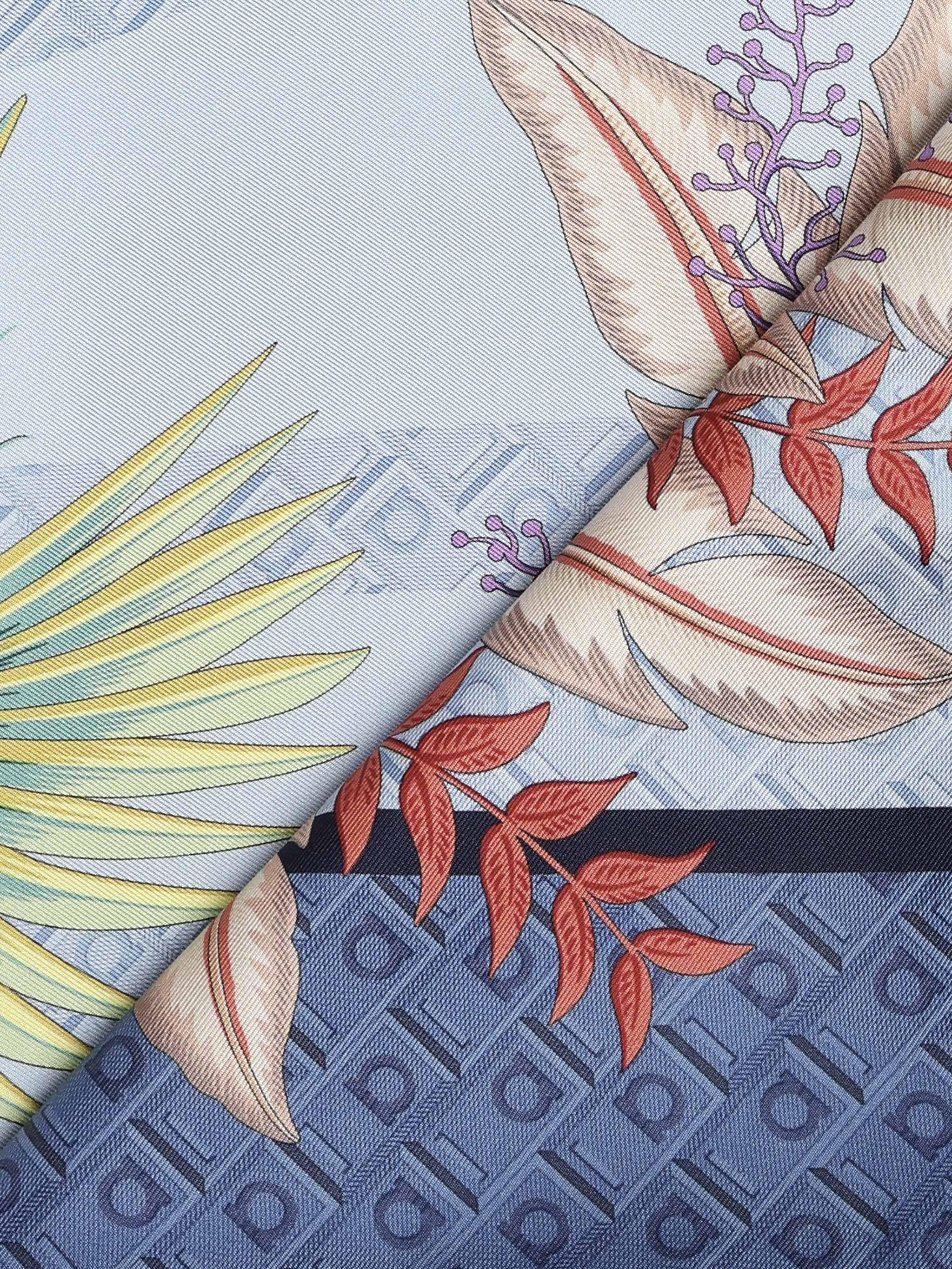 Foulard in seta con stampa 310215 785335001 FERRAGAMO 
