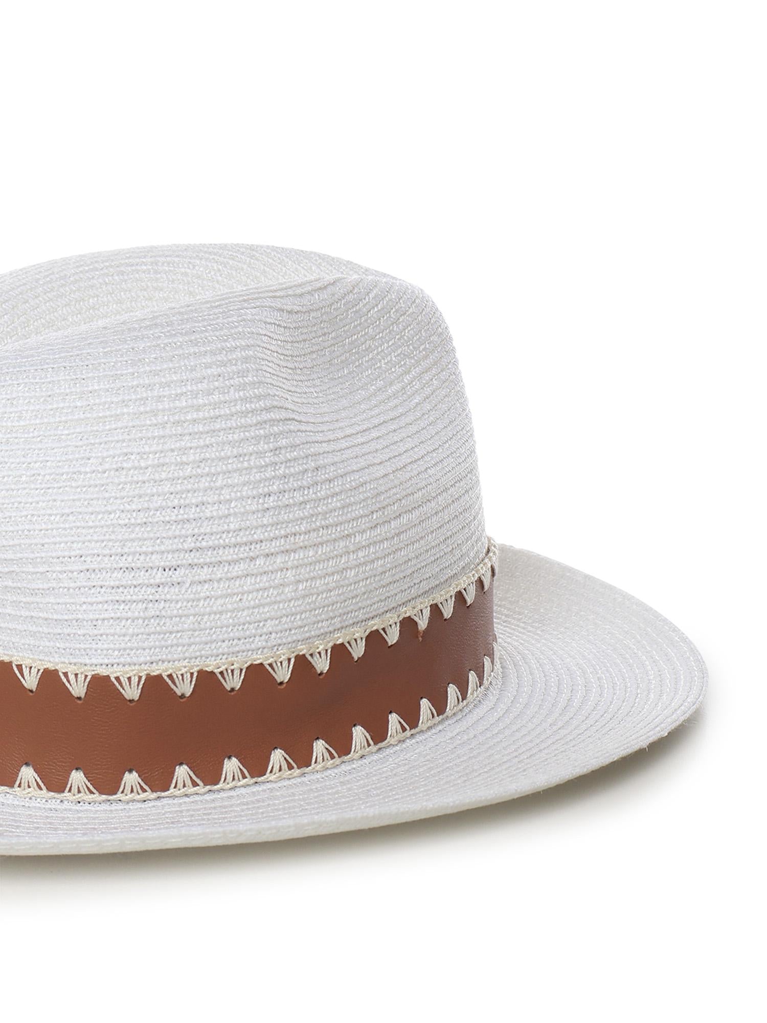 Cappello in abaca M77CPLM12TES0M118 01 ELEVENTY 