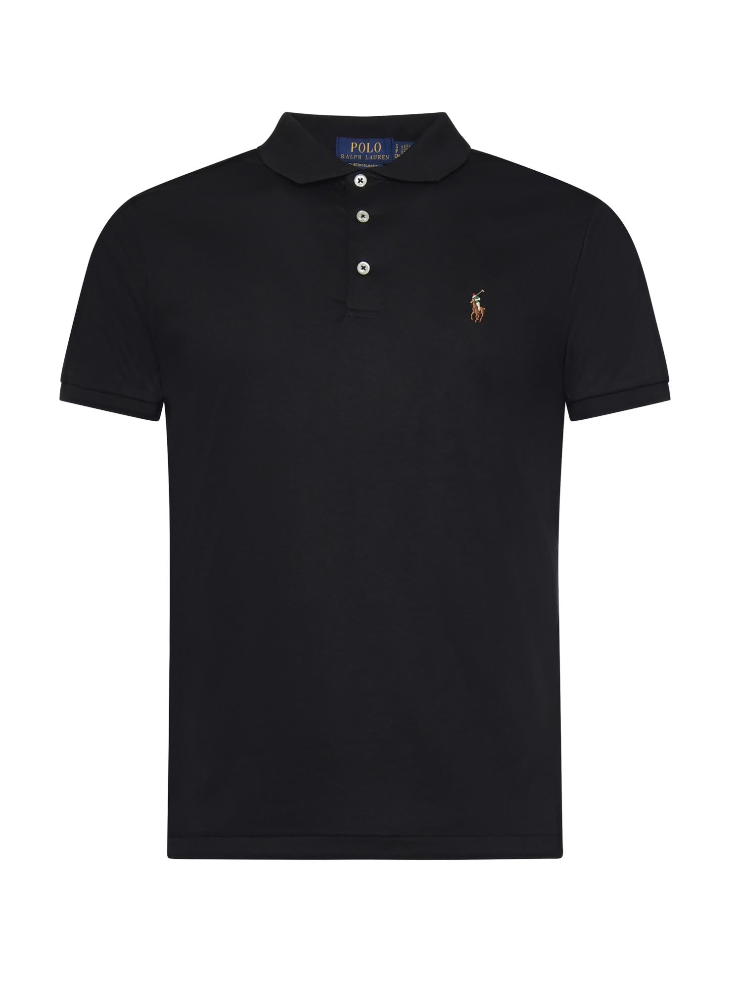 Polo con logo in cotone 710713130 001 POLO RALPH LAUREN 
