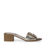 Slide Baguette in pelle laminata 8R8862 AY1RF0VF1 FENDI 