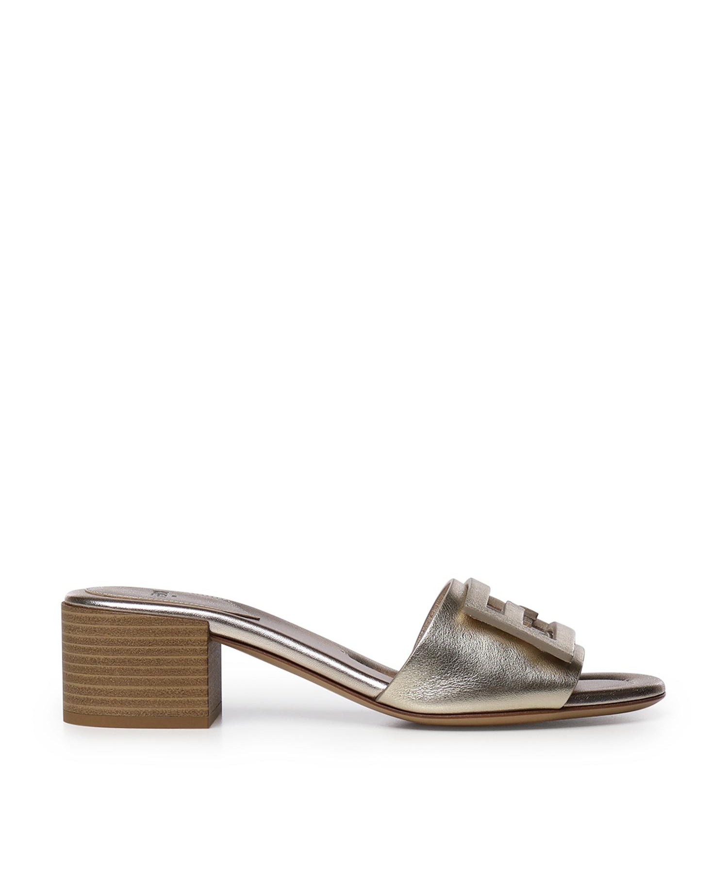 Slide Baguette in pelle laminata 8R8862 AY1RF0VF1 FENDI 