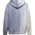 Felpa in cotone con logo SW006001 BLU BONSAI 