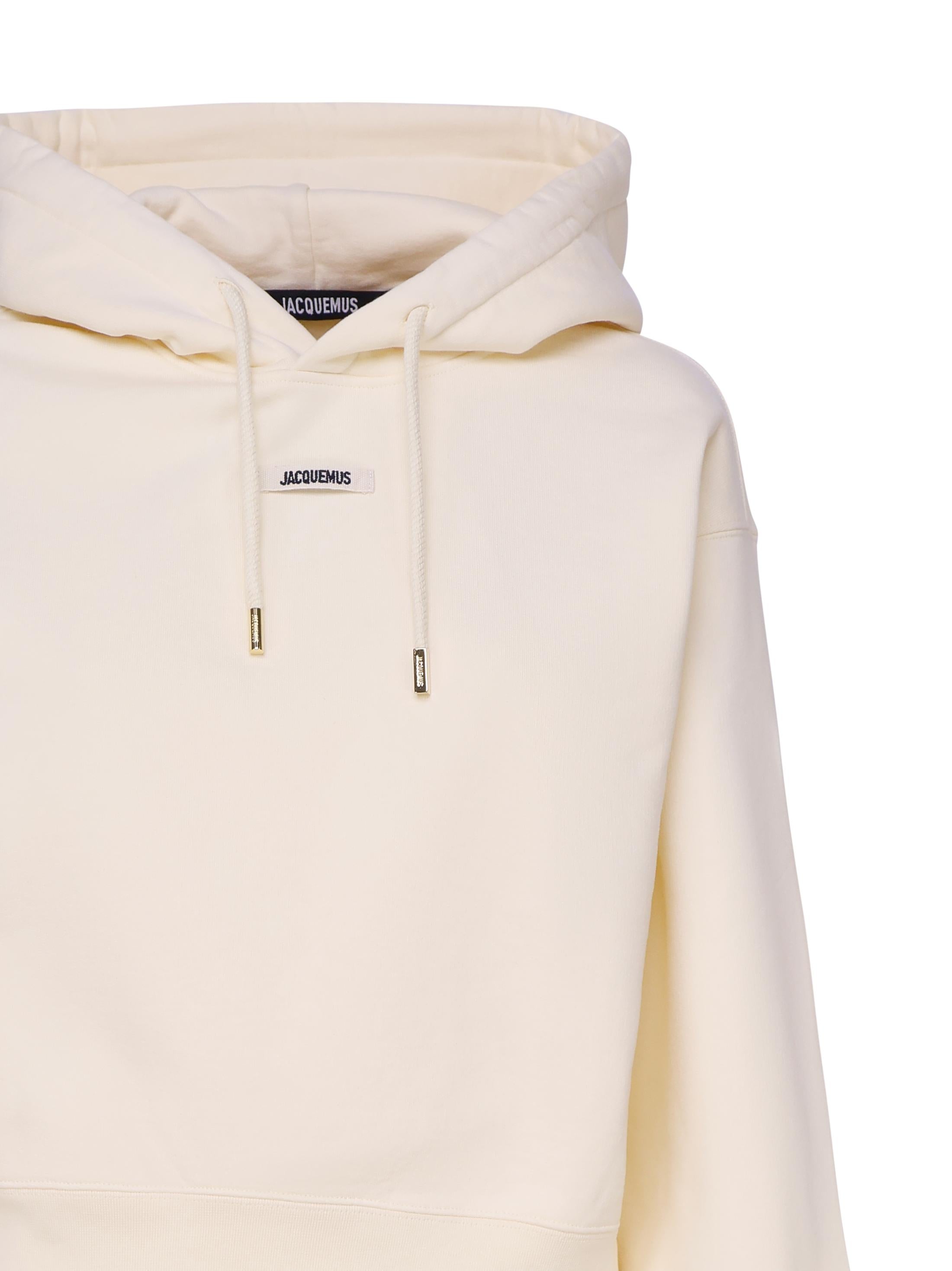 La felpa con cappuccio Gros Grain 241JS162 2341130 JACQUEMUS 