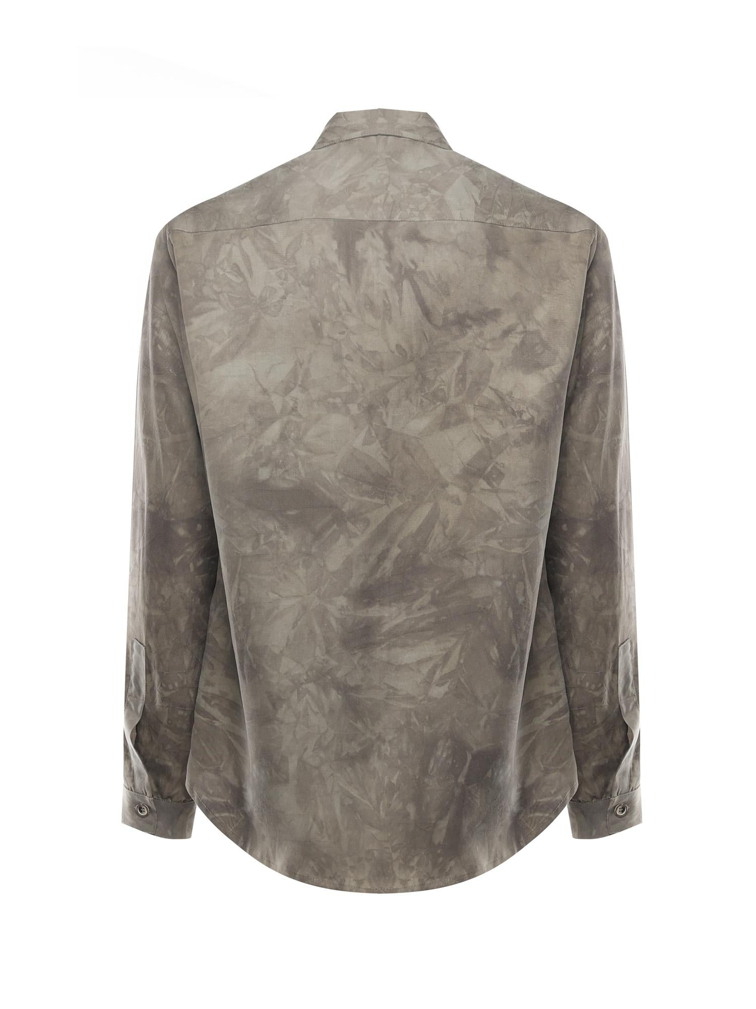 Camicia in viscosa KITO AVORIO GIULIANO GALIANO 