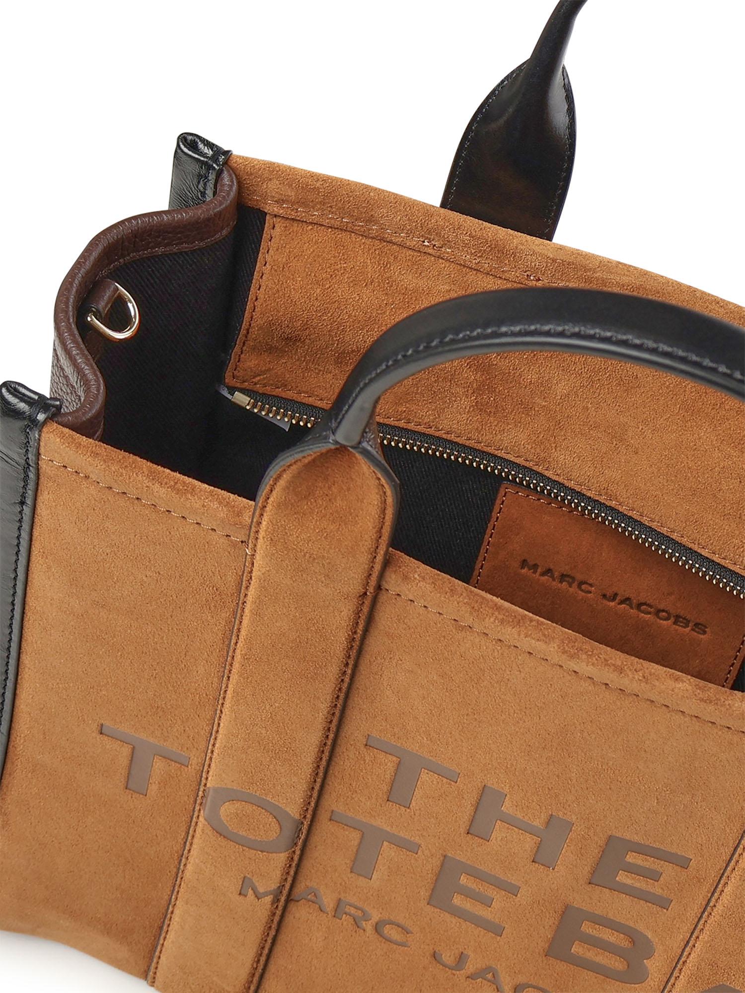 Borsa The medium tote in pelle scamosciata 2F5HTT029H01 860 MARC JACOBS 