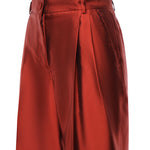 Pantaloni in mikado di seta FTDLHT FU116R0156 DOLCE & GABBANA 