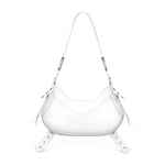 Borsa a spalla Y2K.001 FBBP70001 -BIANCO/NIKEL BIASIA 