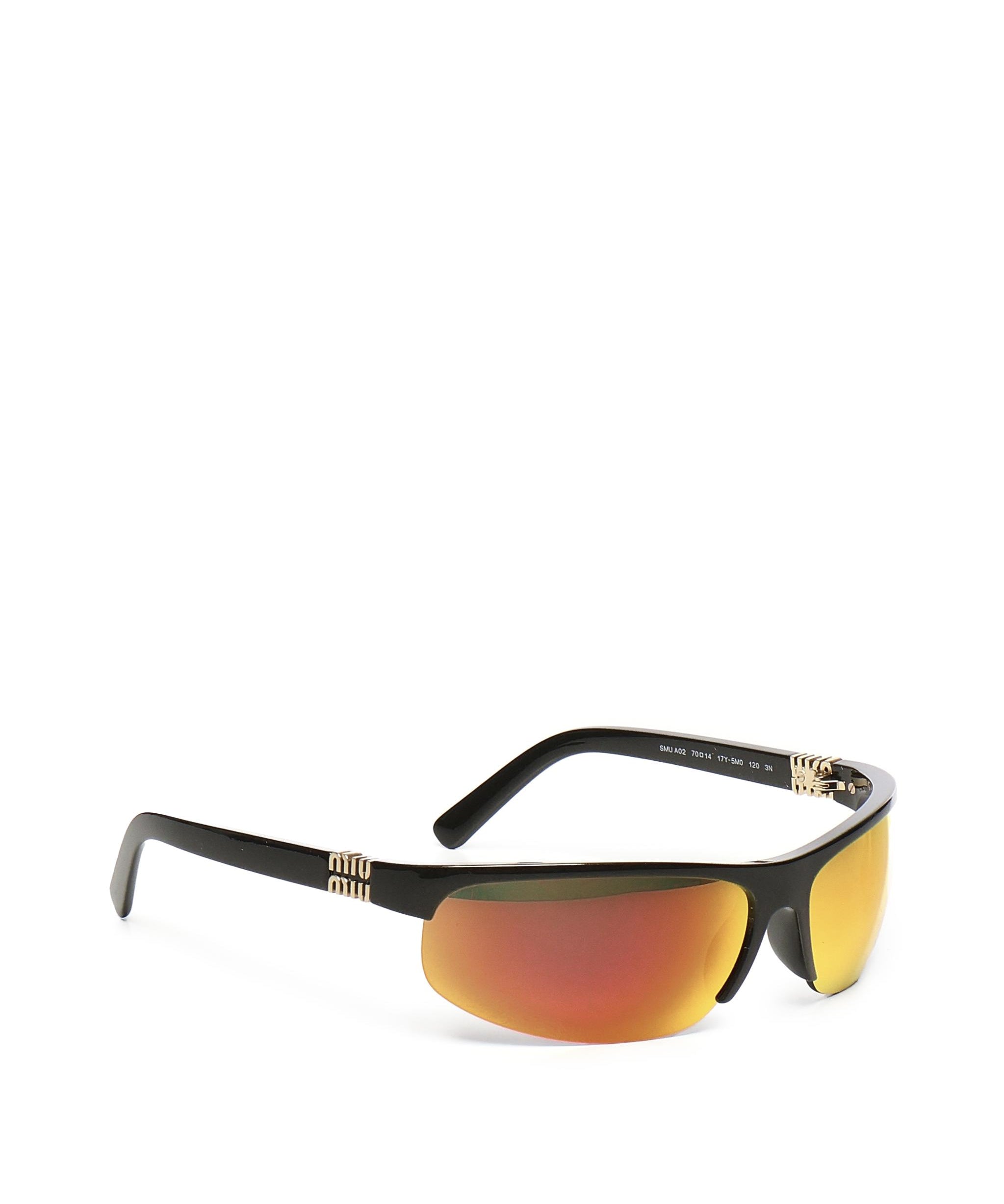 Occhiali da sole con logo MUA02S 17Y5M MIU MIU 