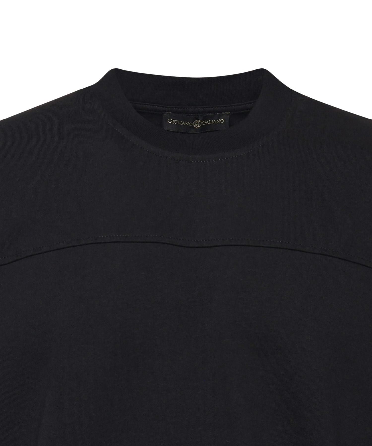 T-shirt in puro cotone<BR/> BOB NERO GIULIANO GALIANO 