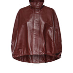 Mantella cropped in pelle 871813 TUS126500 BALENCIAGA 