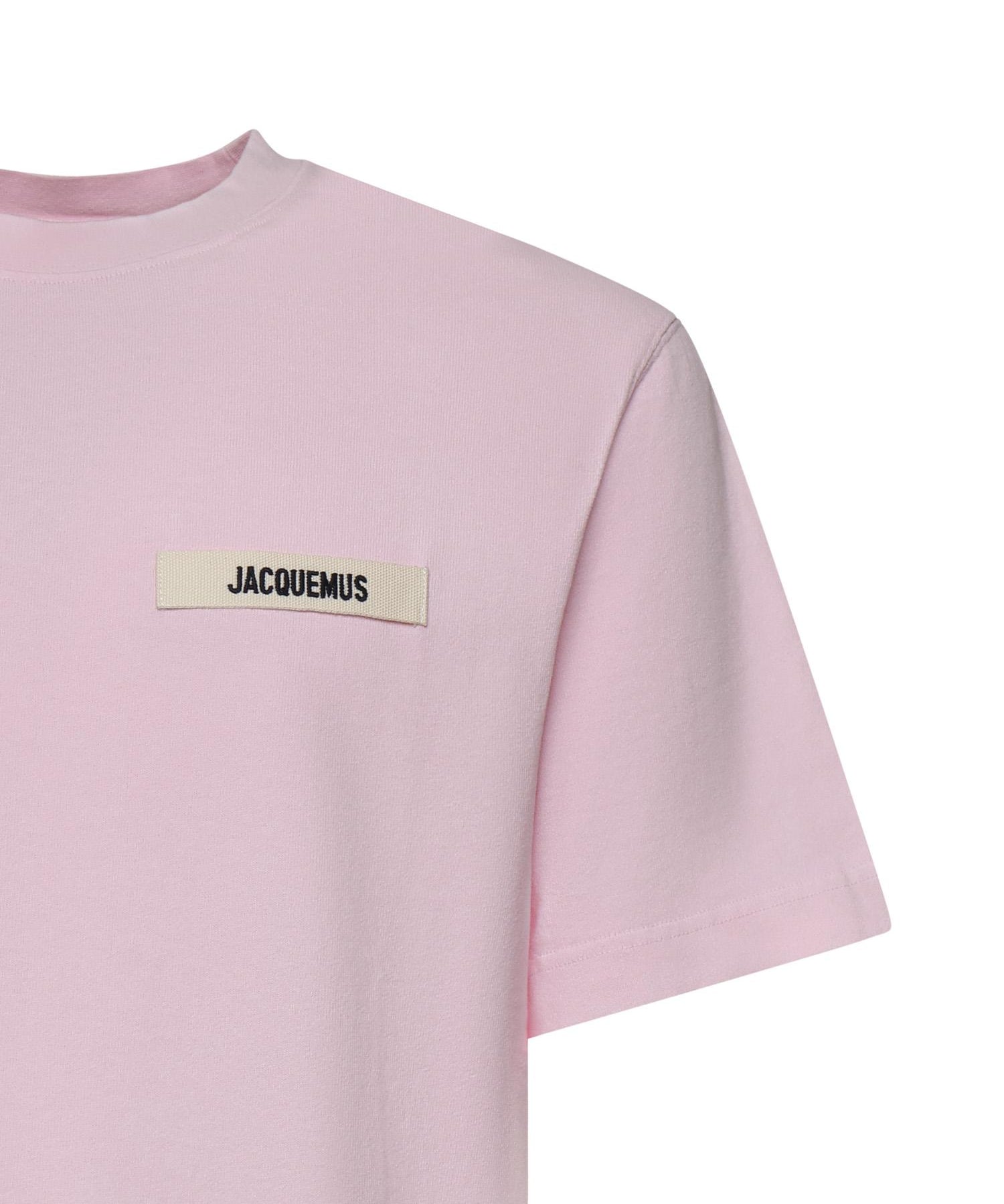 T-shirt in cotone con logo TSM00133AJ00226 431 JACQUEMUS 