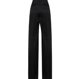 Pantaloni in sartin mireille 803599 Y013G1000 SAINT LAURENT 