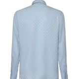 Camicia in seta GG jacquard 847034 ZATF94977 GUCCI 