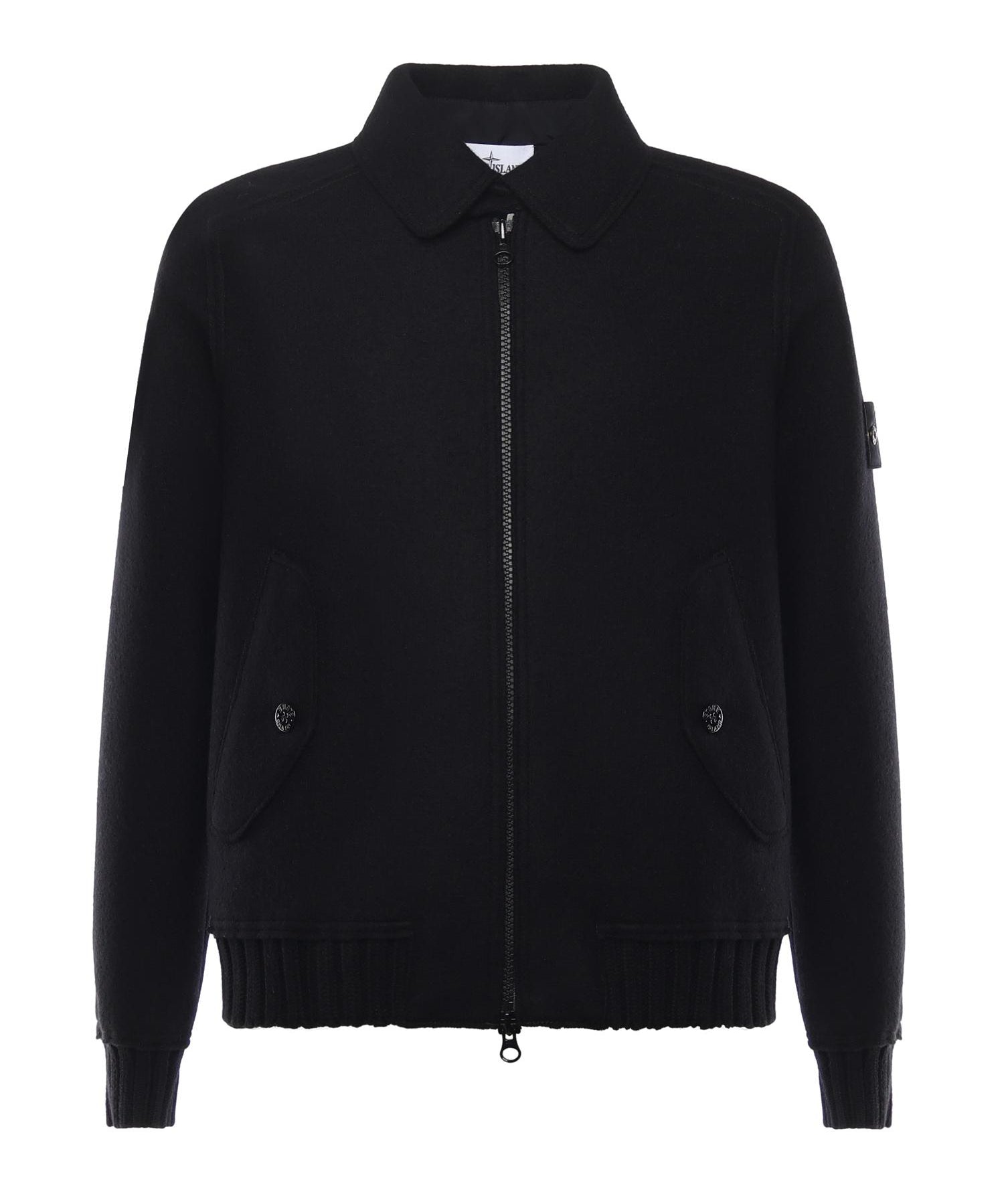 Coach jacket in feltro di lana RWS K2S155100060 S0IN1V0029 STONE ISLAND 