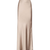 Gonna lunga in raso T170351A TNP229GREIGE THE ANDAMANE 