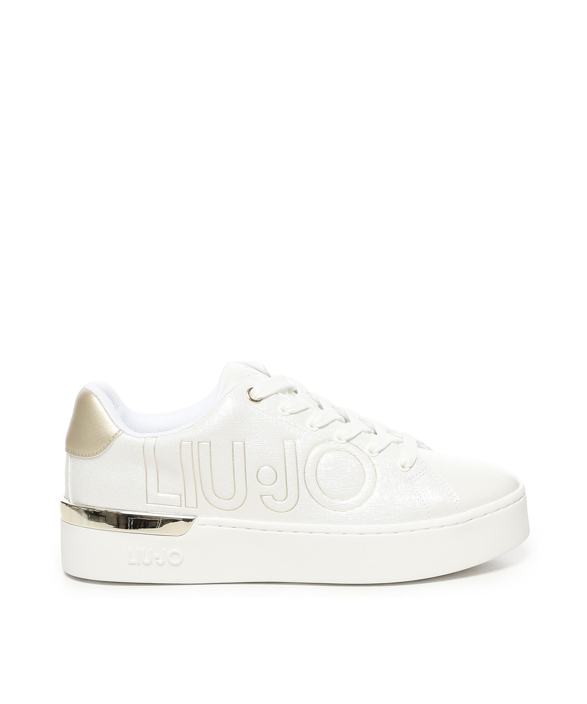Sneaker Saffiano con logo 4A5703EX09901111  LIU JO 
