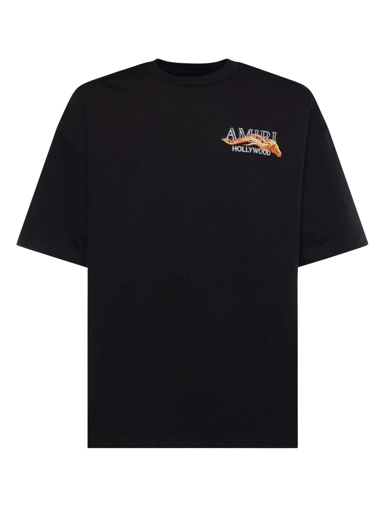 T-shirt con logo AMTOJR1050 001 AMIRI 