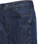 Jeans a gamba larga con bottoni 114816 D03 ROTATE 