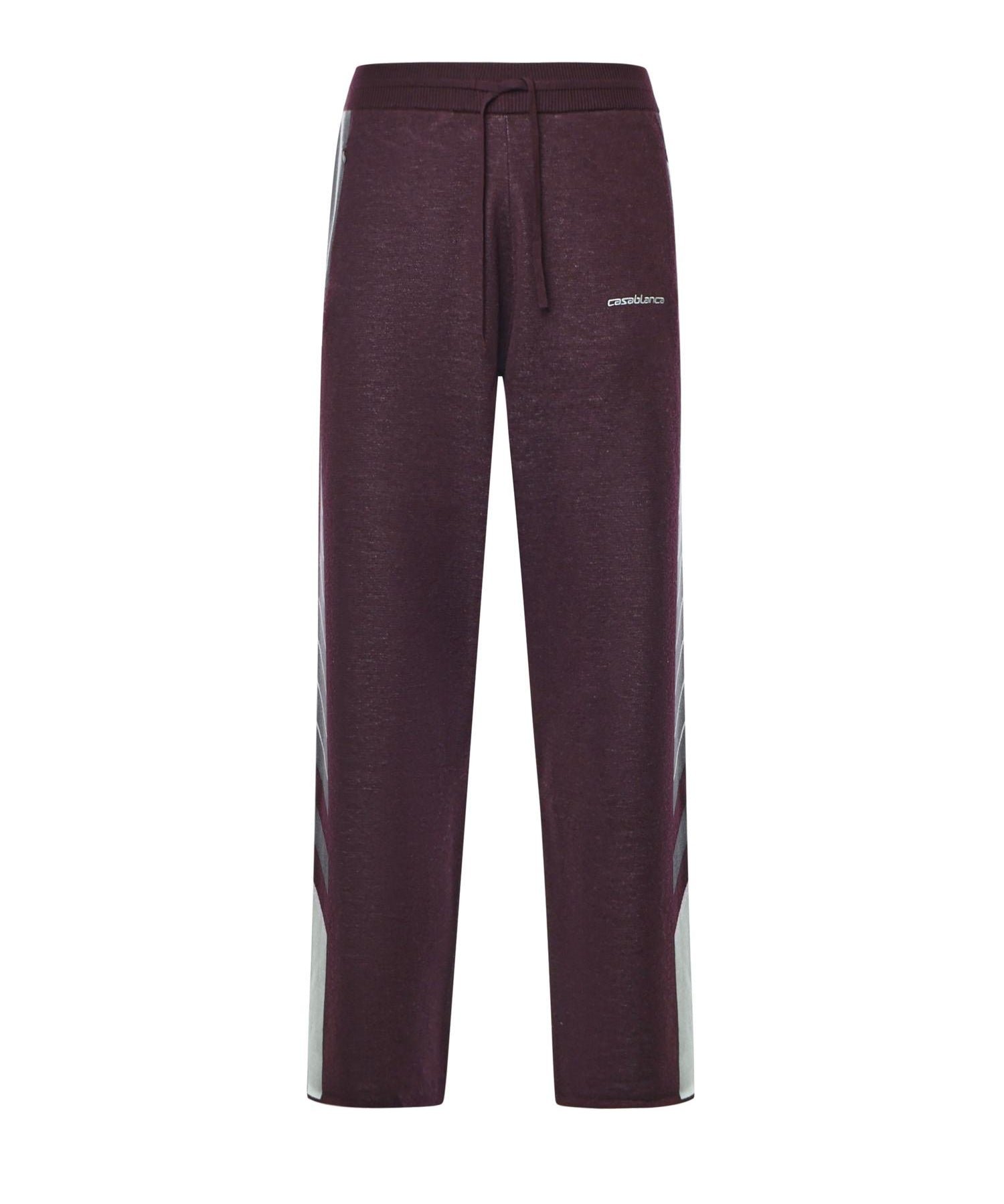 Pantaloni in lana con logo MAW25KW1102 01 CASABLANCA 