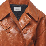 Cappotto Zarina T182038A TNV128CUOIO THE ANDAMANE 