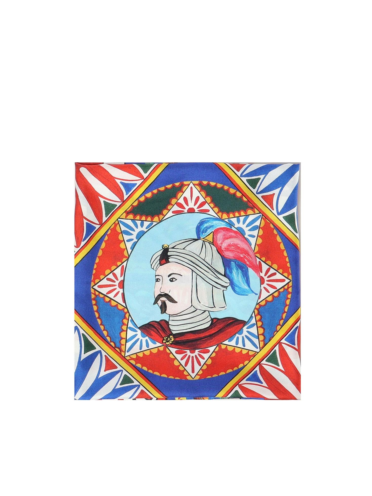 Foulard con stampa Carretto FN087R FI1T1HH01E DOLCE & GABBANA 