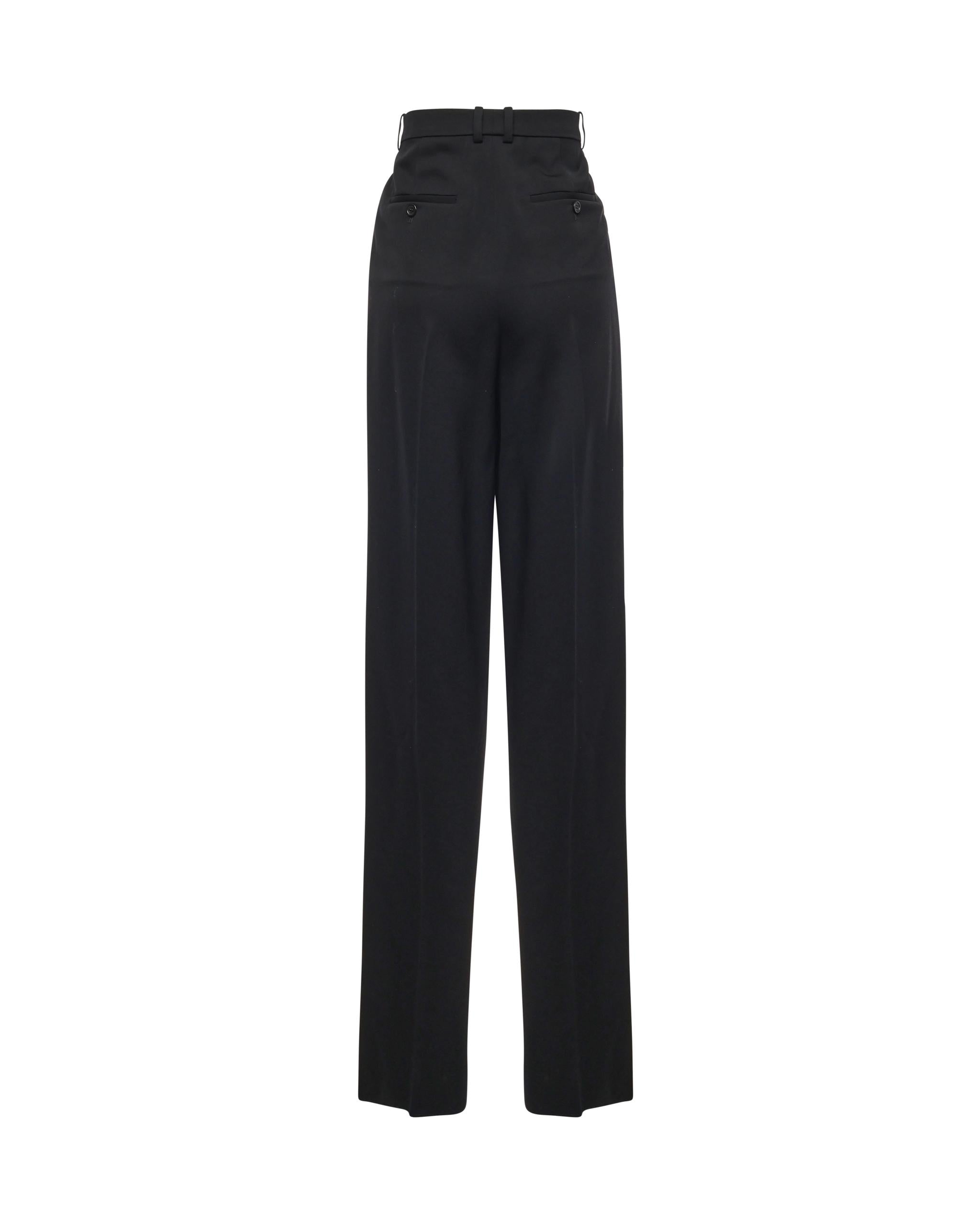 Pantaloni in grain de poudre 796875 Y7E631000 SAINT LAURENT 