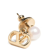 Orecchini Vlogo Signature in metallo e perle 8W2J0X81 DHCR5G VALENTINO GARAVANI 