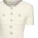 Mini abito in maglia bouclé<BR/> AW25028S C SELF-PORTRAIT 