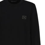 Maglia girocollo in lana con etichetta logata GXO39T JEMQ4N0000 DOLCE & GABBANA 