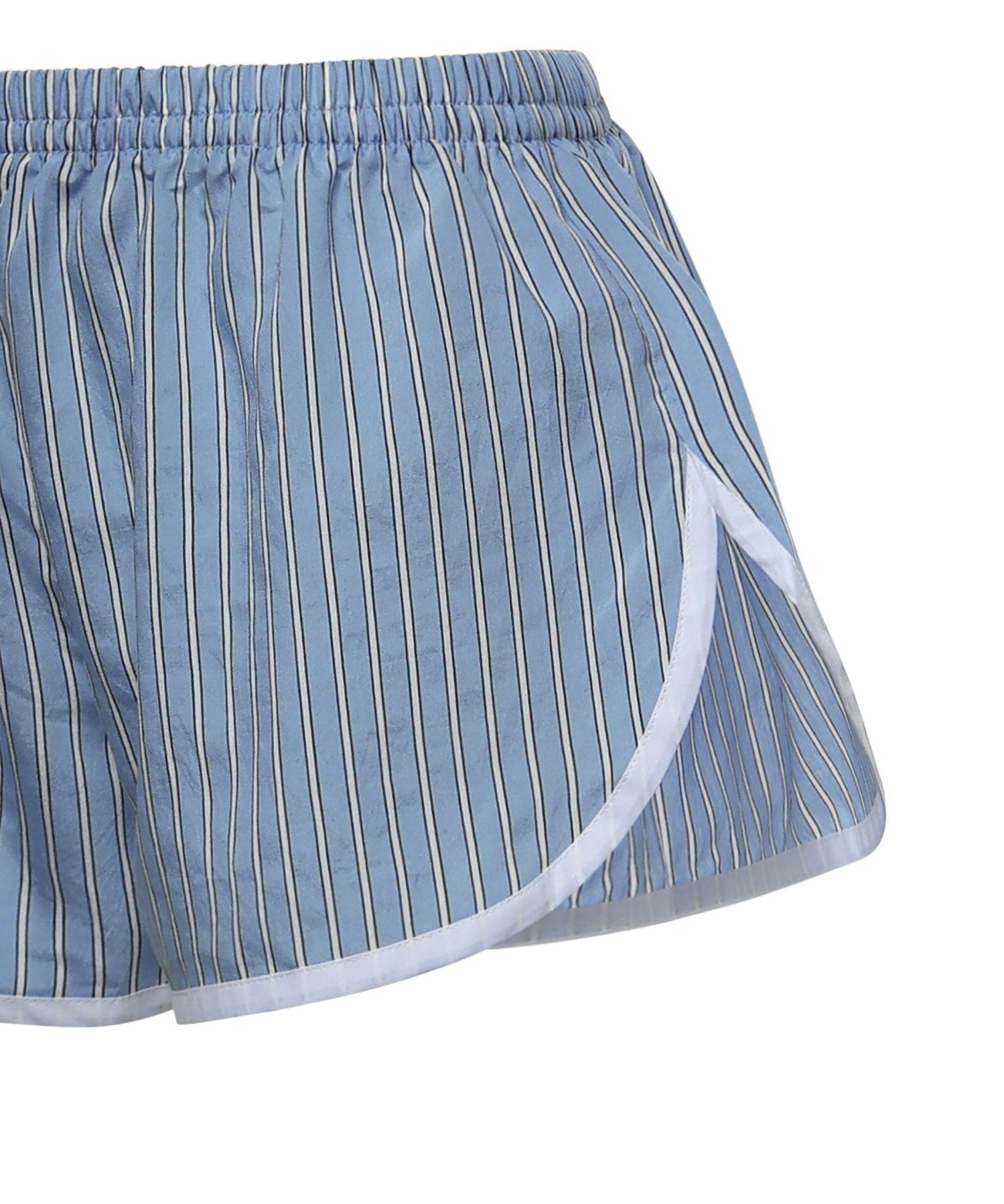 Shorts Deya in misto viscosa a righe SHFS22066923  THE FRANKIE SHOP 