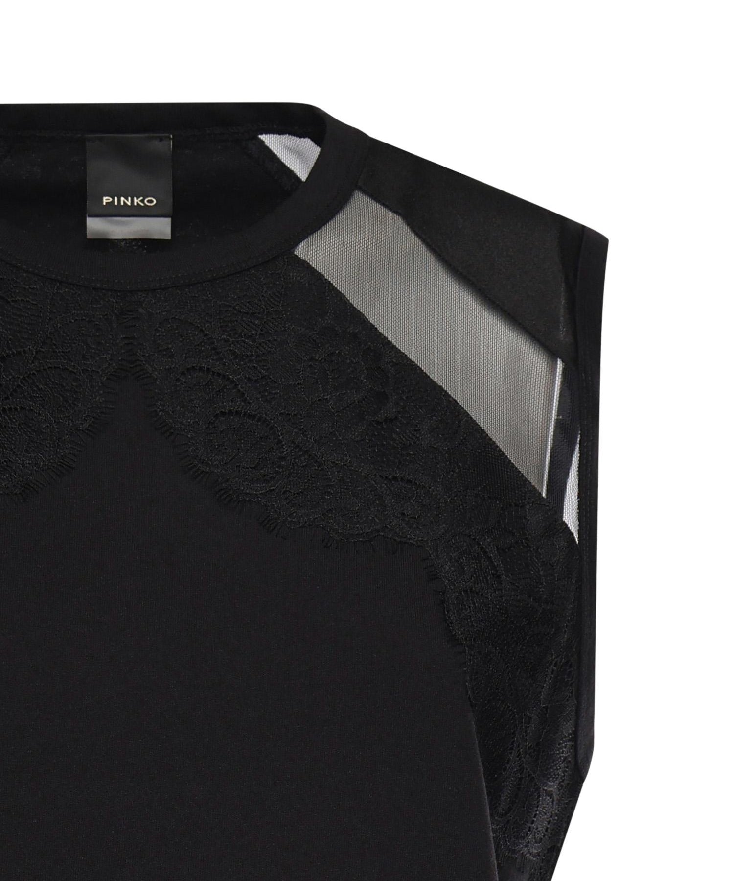 Top con dettagli in pizzo 106291 A335Z99 PINKO 