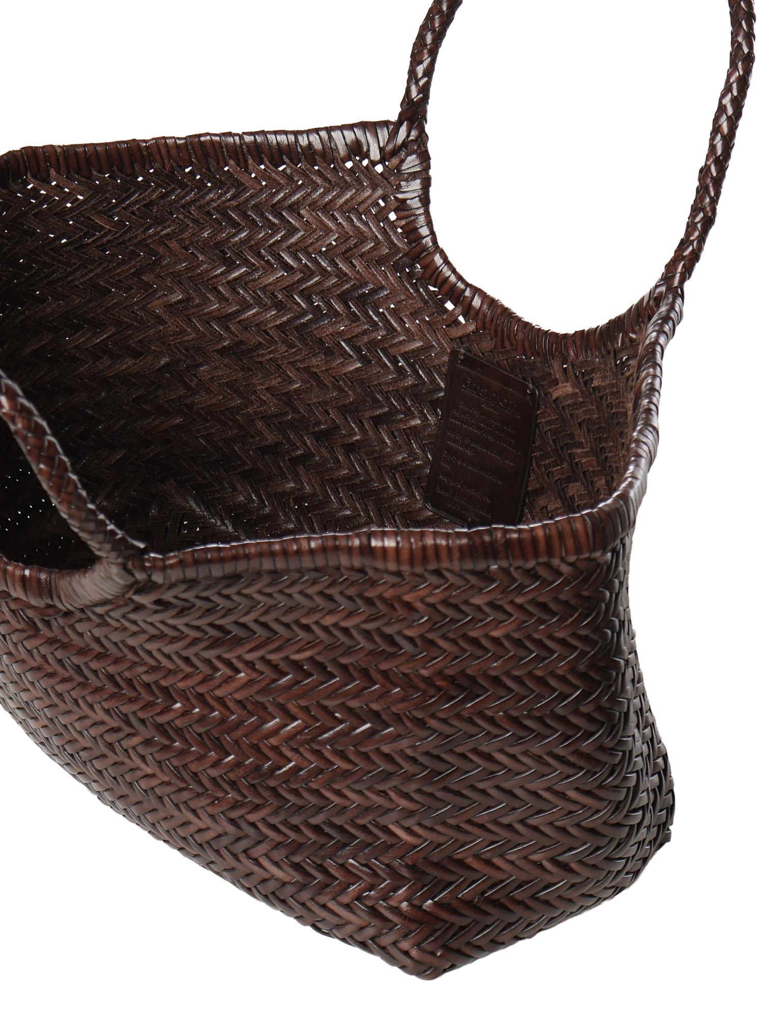 Borsa Nantucket in pelle 8822 DK BROWN DRAGON DIFFUSION 